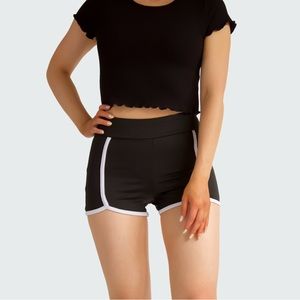 Contrast Shorts - Black